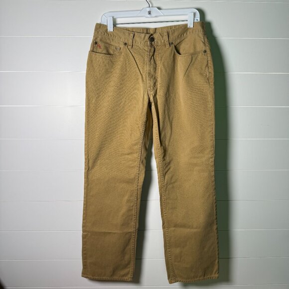 Polo Ralph Lauren Men's 650 Straight Jeans 32W x 30L - Khaki - Regular - Chino
